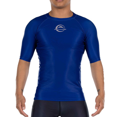 Fuji BJJ Baseline IBJJF Blue Shortsleeve Ranked Rashguard