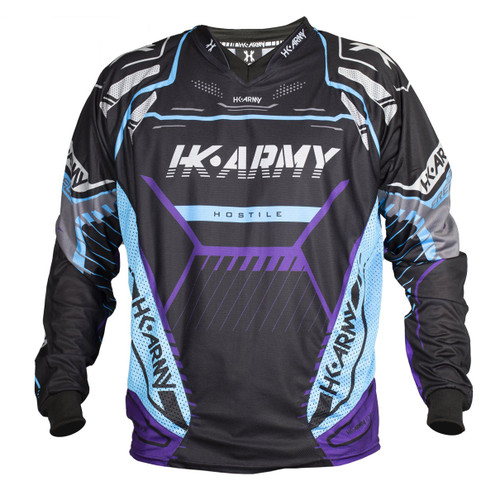 HK Army Poison Blue and Purple Freeline Paintball Jersey
