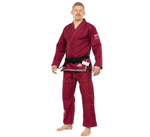 Burgundy Red Fuji Suparaito Superlite Brazilian Jiu Jitsu Gi 