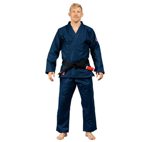 Dark Navy Blue Fuji All Around Brazilian Jiu Jitsu Gi Front