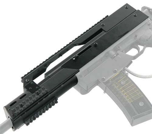 RAP4 K36 Machine Gun Style Body Kit Shroud for Tippmann A5 Paintball Gun Marker