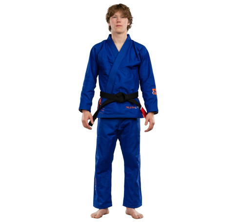 Blue with Orange Fuji Ultra Lite Lightweight Brazilian Jiu Jitsu BJJ Gi 