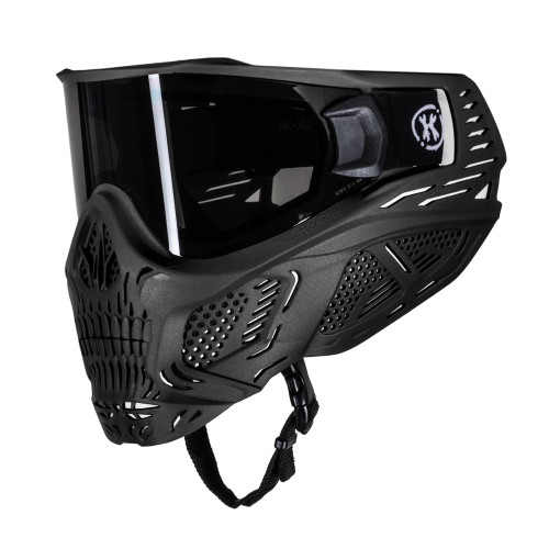 HK Army Punisher Black with Smoke lens Skull Paintball Goggles Mask