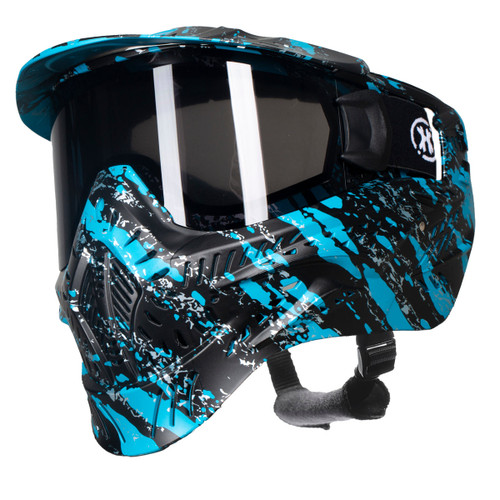HK Army Fracture Turquoise Blue with Thermal lens HSTL Paintball Goggles Mask