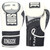 White and Black Ringside Apex Flash 16oz Boxing Gloves