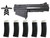 Tacamo Vortex DMAG Magfed Conversion Kit for Tippmann A5 w/ 5 Helix Magazines