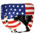 Ringside USA Flag Competition Boxing Headgear with Cheeks