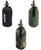 RAP4 68Ci HPA Bottle Covers in Black Olive and Woodland Camo