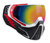 HK Army KLR Scorch White and Red with Fusion Lens Paintball Goggles Mask