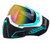 HK Army KLR Mist White and Teal with Fusion Lens Paintball Goggles Mask