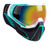 HK Army KLR Mist White and Teal with Fusion Lens Paintball Goggles Mask
