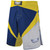 Combat Sports Blue and Yellow MMA Fight Shorts Boardshorts