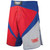 Combat Sports Red and Blue MMA Fight Shorts Boardshorts