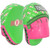 Ringside Apex Boxing Coaching And Training Pink and Lime Focus Mitts