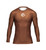 Fuji BJJ Baseline IBJJF Brown Longsleeve Ranked Rashguard