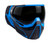 HK Army KLR Cobalt Black and Blue with Smoke Lens Paintball Goggles Mask
