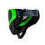 HK Army KLR Blackout Green and Black Paintball Goggles Mask