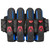 Red HK Army MagTek Paintball Harness 4+3+4