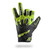 HK Army Paintball Energy Green Hardline Armored Half Finger Gloves