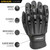 Olive Valken Alpha Full Finger Plastic Back Gloves  for Paintball and Airsoft
