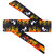 HK Army Trucker Orange Paintball Headband Front