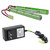 Valken NiMh Power Kit with 9.6V 1600mAh Split Airsoft Battery and 1A Smart Charger