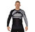 Fuji Sports Mount Grey Longsleeve Black BJJ Rashguard