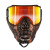 HK Army Snake Red with Fire lens Skull Paintball Goggles Mask