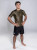 Fuji BJJ Baseline  2.0 IBJJF Green Shortsleeve Ranked Rashguard