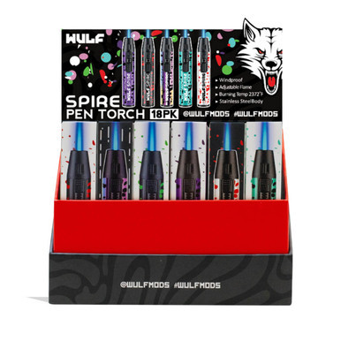 Wulf Mods Spire Pen Torch Assorted Colors - 18PK