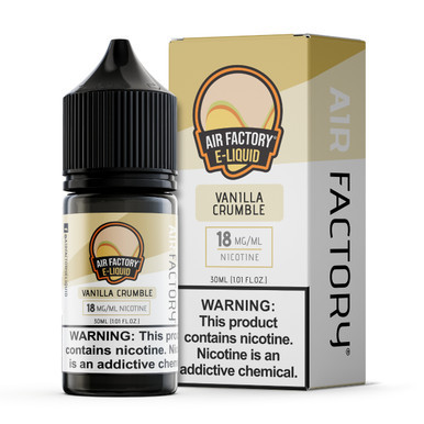 Air Factory Salt Vanilla Crumble 30ml E-Juice 18MG