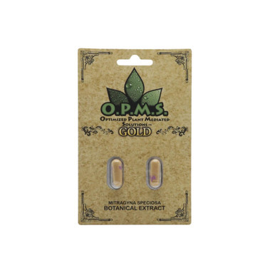 OPMS GOLD Kratom Extract Capsules 2CT