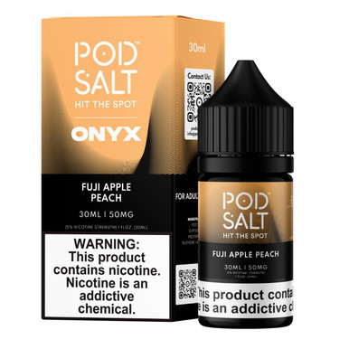 Pod Salt Onyx Fuji Apple Peach 30ml Salt E-Juice