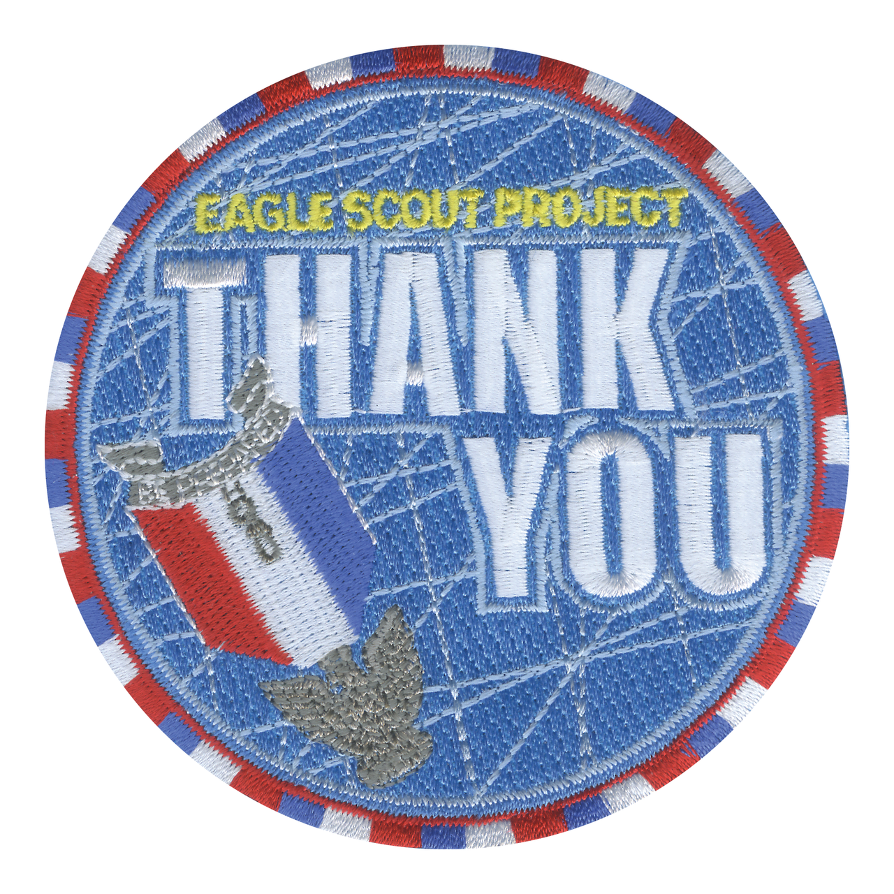 Eagle Scout Project Thank You Embroidered Patch