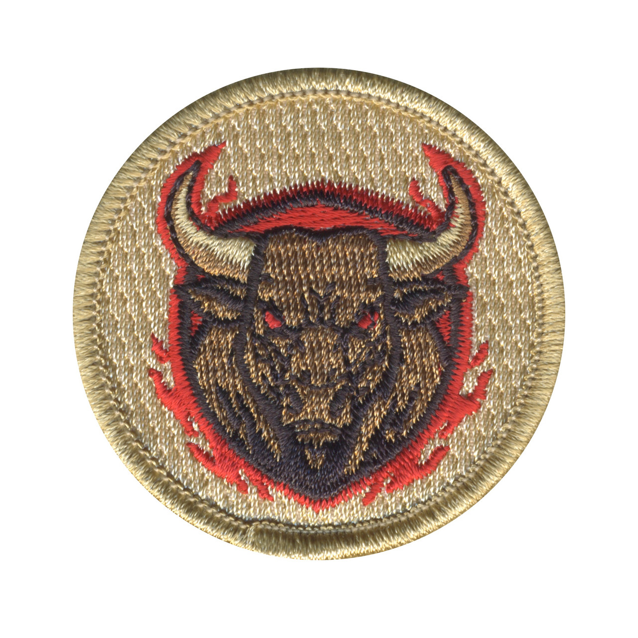 Bull Patrol Patch – Embroidered Scout Uniform Patch – 2 in Round Bull Patrol Patch – Embroidered Scout Uniform Patch – 2 in Round