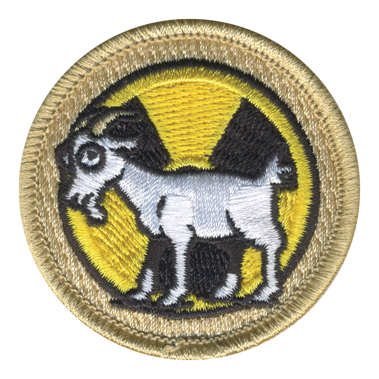 Radioactive Goat Patrol Patch – Embroidered Scout Uniform Patch