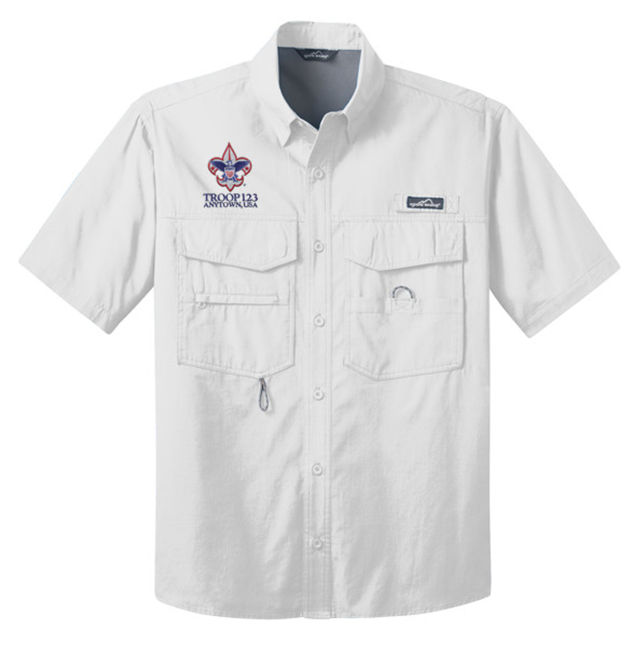 Eddie Bauer Adult Short Sleeve Performance Fishing Shirt