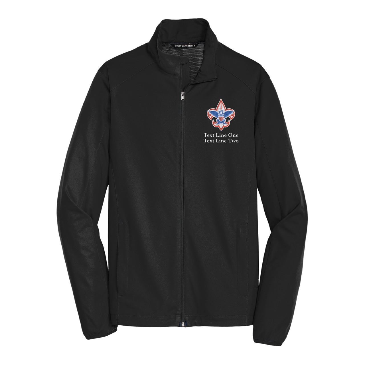 Active Soft Shell Jacket with Embroidered Scouting America