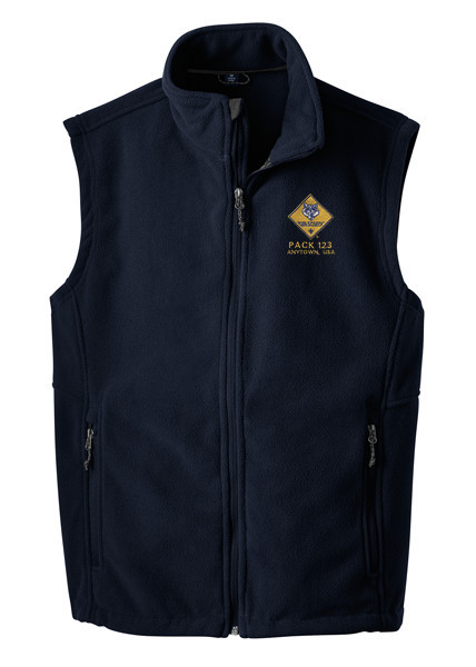 Fleece Vest with Cub Scout Logo