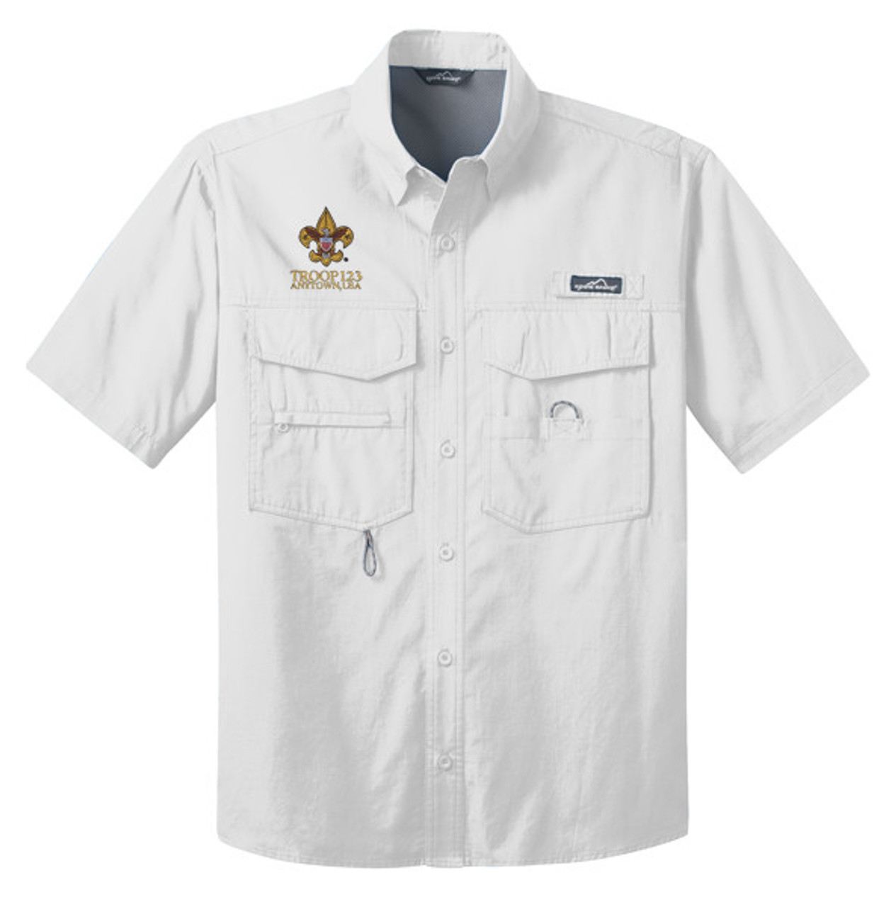 Local Blues Eddie Bauer Short Sleeve Fishing Shirt (Men) – Joe