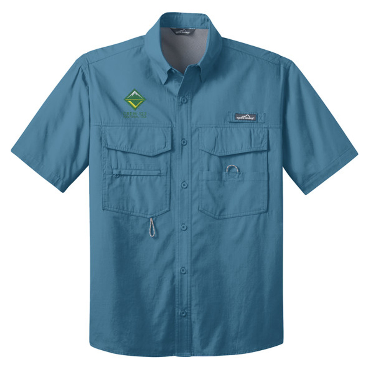 Short Sleeve Fishing Shirt with Venturing Logo Short Sleeve Fishing by ClassB