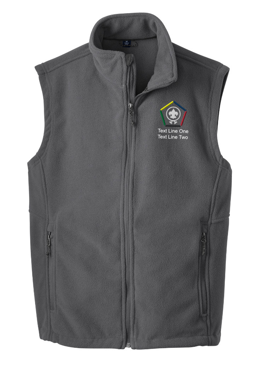 トップス buddix Logo Fleece Vest XL buddix Logo Fleece Vest XL
