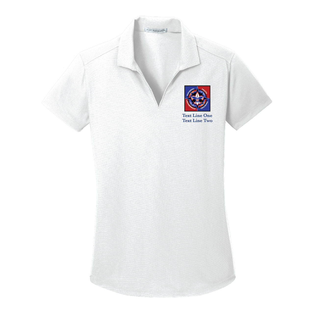 ●From the Heart of The Port City Dry Zone® Grid Ladies Wicking Polo with Embroidered NYLT Logo
