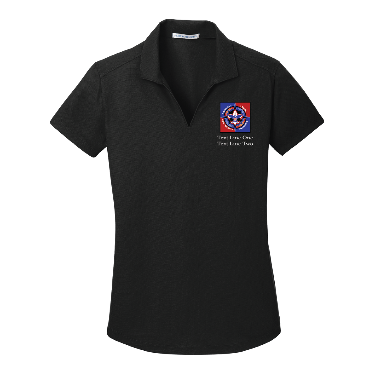 ●From the Heart of The Port City Dry Zone® Grid Ladies Wicking Polo with Embroidered NYLT Logo