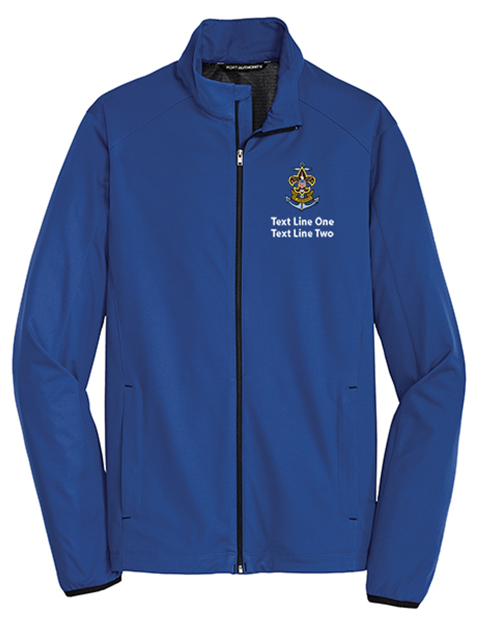 Active Soft Shell Jacket with Embroidered Sea Scout Logo