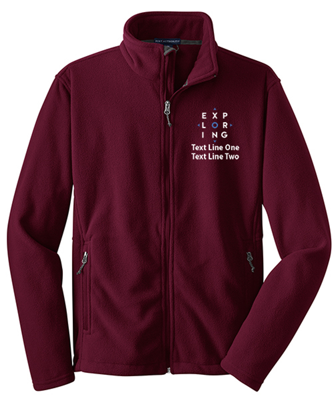 ジャケット・アウター Y/PROJECT 19ss BAJA FLEECE Value Fleece Jacket with Embroidered Exploring Logo