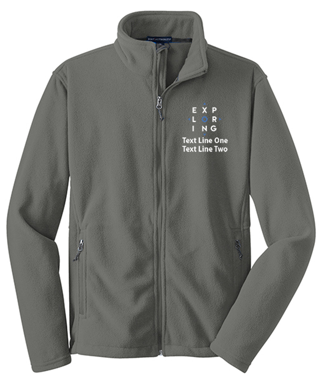 Value Fleece Jacket with Embroidered Exploring Logo