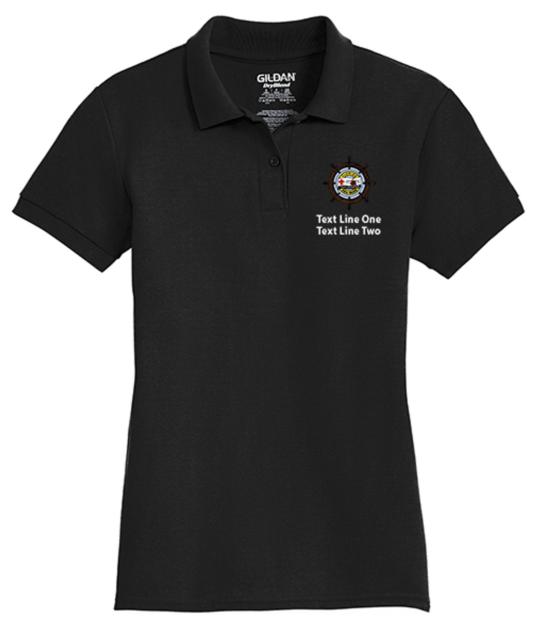 Cotton Pique Polo Ladies With Sea Base Logo Classb