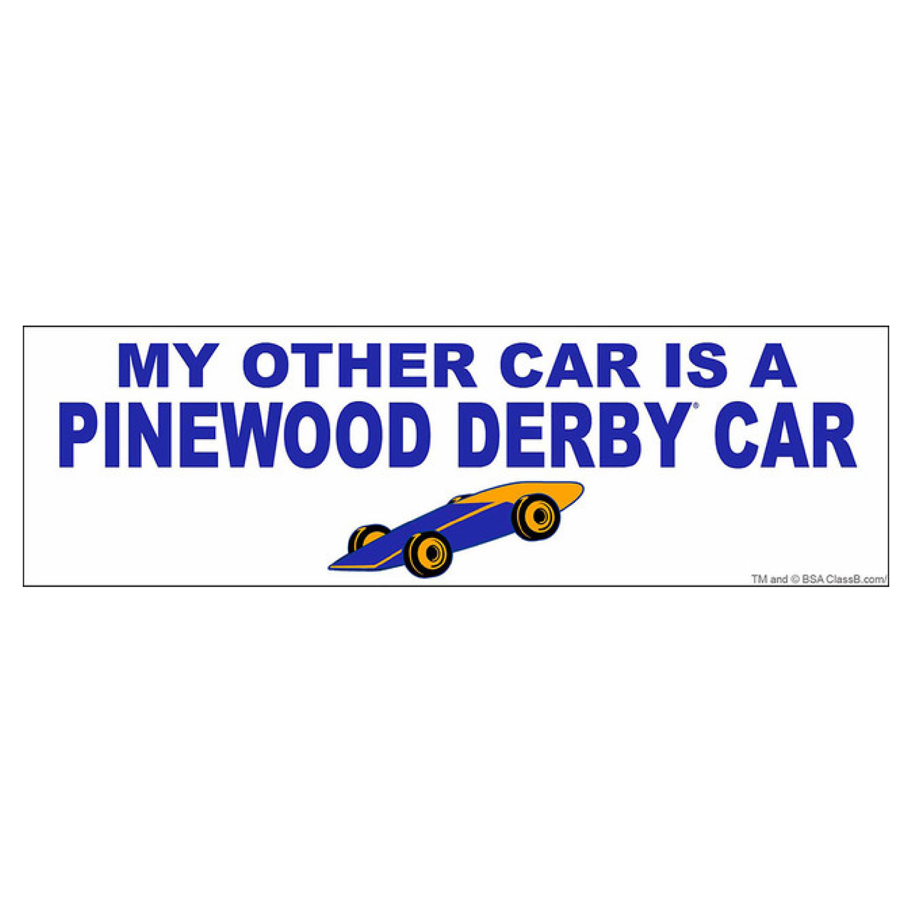 Cub Scout Pack Sticker - 8 pack - Oval Pinewood Derby (SP5427)