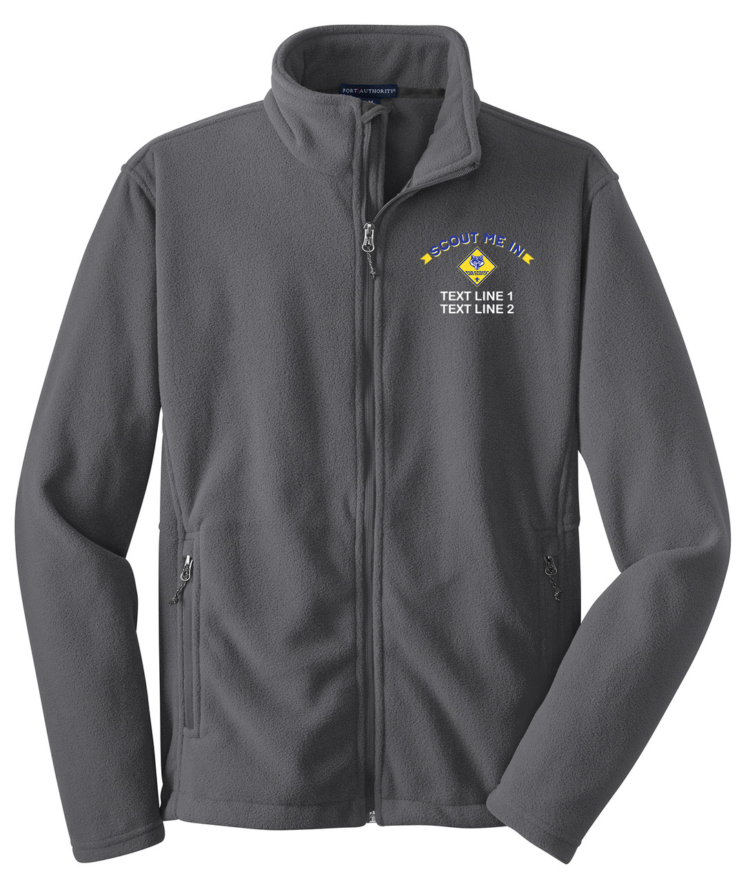 Port Authority Value Fleece Jacket With Scout Me In Cub Scout